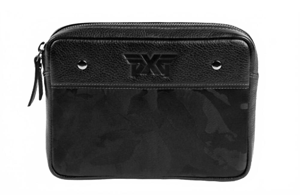 NEW PXG unisex jacquard woven fairway camo cash bag in black